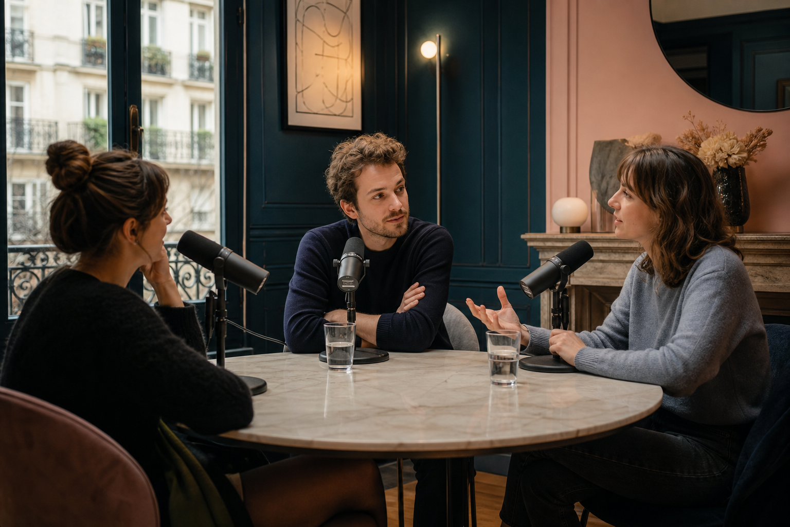 Enregistrement podcast à Paris
